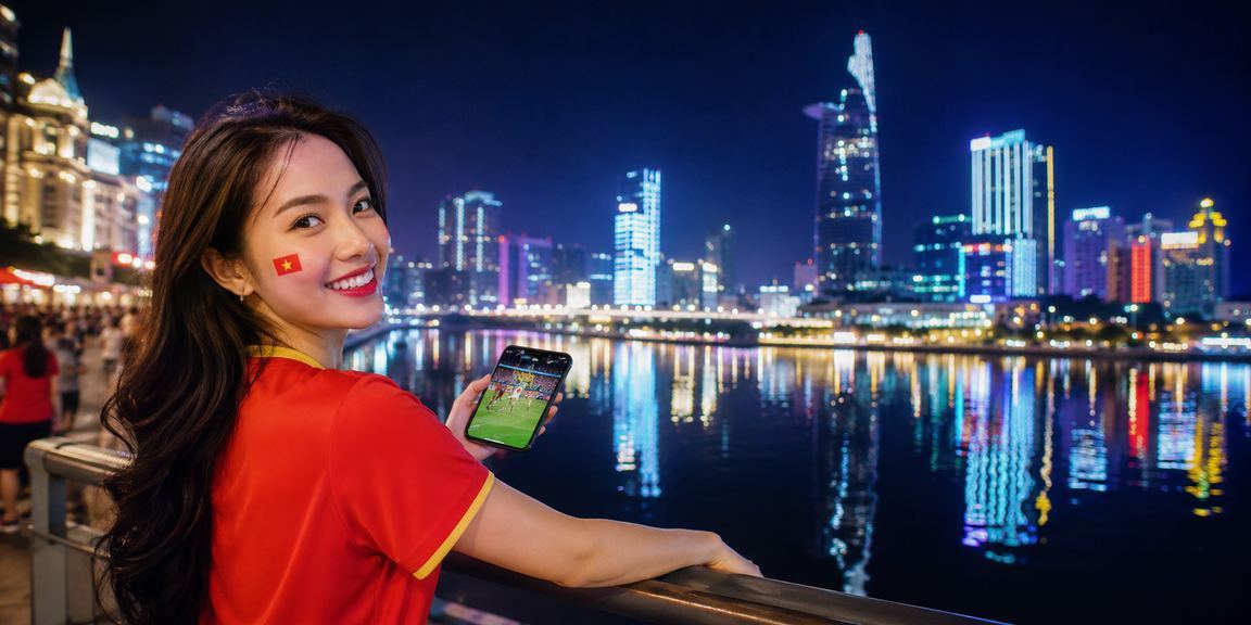 Người dùng TP Hồ Chí Minh xem phân tích bóng đá trên điện thoại